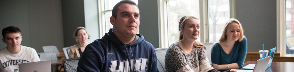 UNH Paul College business administration students