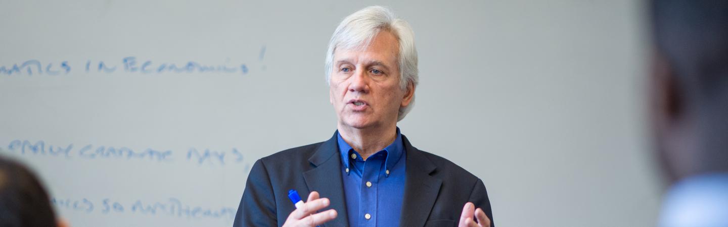 UNH economics professor James Wible UNH economics professor James Wible