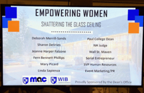 mac WIB empowering women in business panel, shattering the glass ceiling