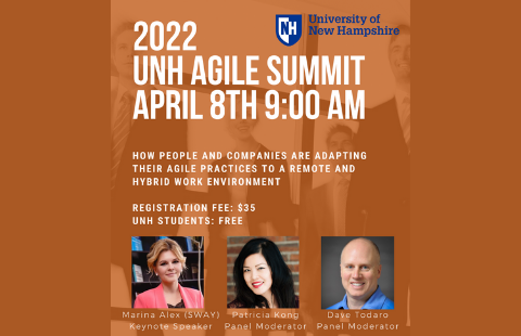 UNH Paul College Agile Summit 2022 flier