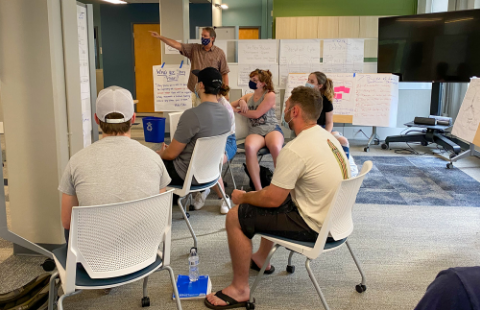 BiP Instructor Mike O'Reilly teaching Agile Produce Management course