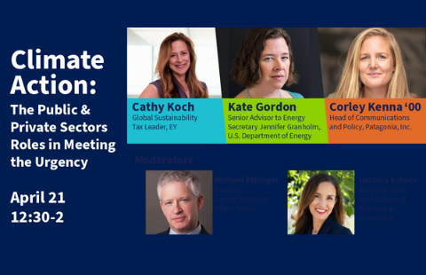 UNH Changemaker Collaborative April 21, 2022 speaker series on Climate Action
