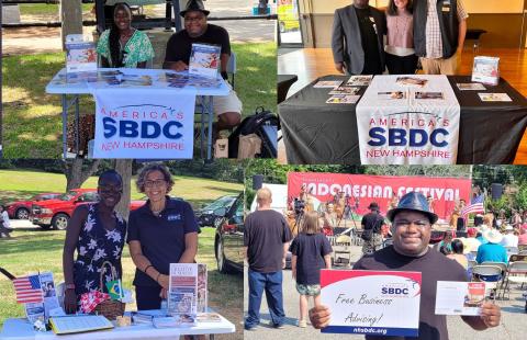 SBDC employees at various events