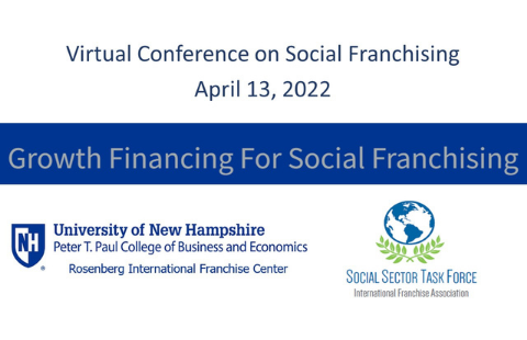 Growth Financing For Social Franchising  webinar 