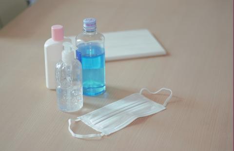 hand sanitizer for use during Covid
