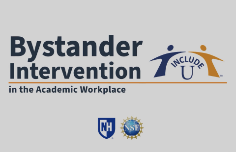 Bystander intervention in the academic workplace
