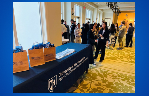 Academics attend the second Bretton Woods Accounting and Finance Ski Conference hosted by the UNH Peter T. Paul College of Business and Economics.  