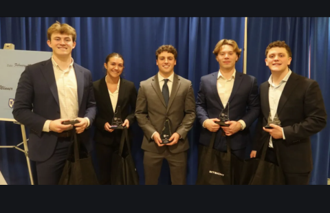 UNH Sales Competition winners