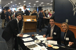 students UNH sales networking night