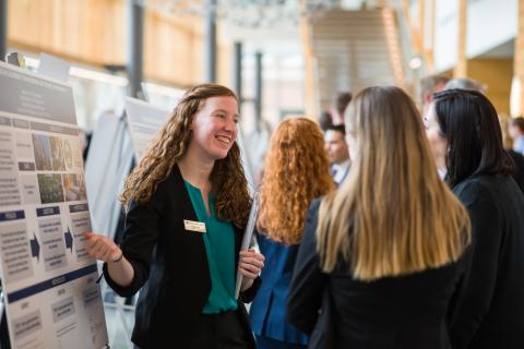 PAUL student poster presentations at Undergraduate Research Conference