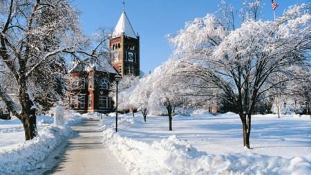 UNH under snow