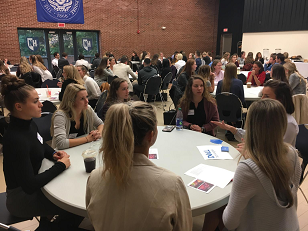 UNH women in sales students