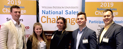 james-mcilroy and students william-patterson-national-sales-challenge