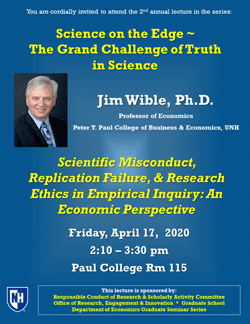 Science on the Edge, James Wible
