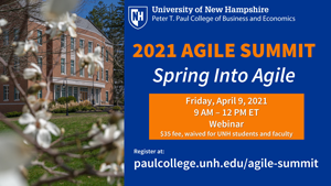 Agile Summit, Paul College 2021