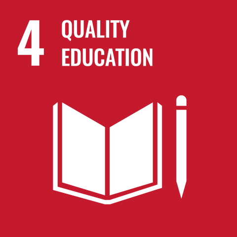 icon of sustainability goal 4 quality education