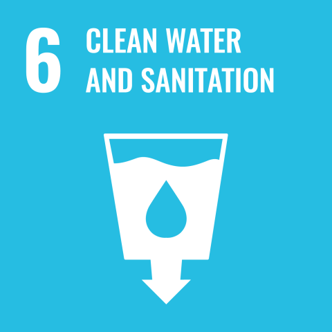 icon of sustainability goal 6 clean water and sanitation
