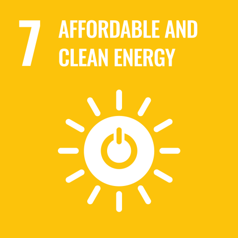 icon of sustainability goal 7 affordable and clean energy