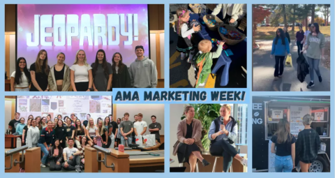 UNH American Marketing Association Marketing Week collage