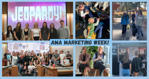 UNH American Marketing Association Marketing Week collage 