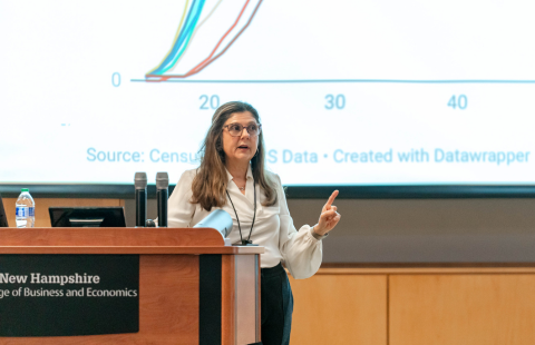 Betsey Stevenson delivers the Hogan Lecture at Paul College