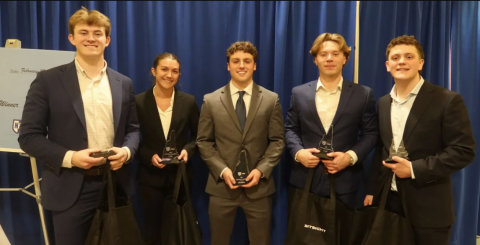 UNH Sales Competition winners