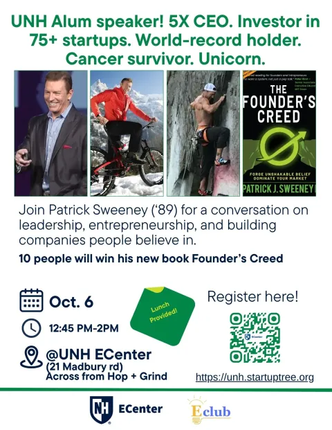 Learn From a Five-Time CEO event flyer