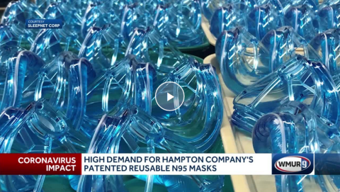 Hampton company is making a reusable version of the N95 masks that health care workers need to safely treat COVID-19 patients
